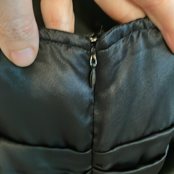 Harold’s Women’s Mini Dress Size 10 Black 100% Silk Marilyn Style Cocktail - Picture 9 of 15